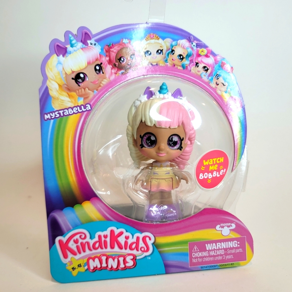 Kindi Kids Mini bobble head 3" Doll